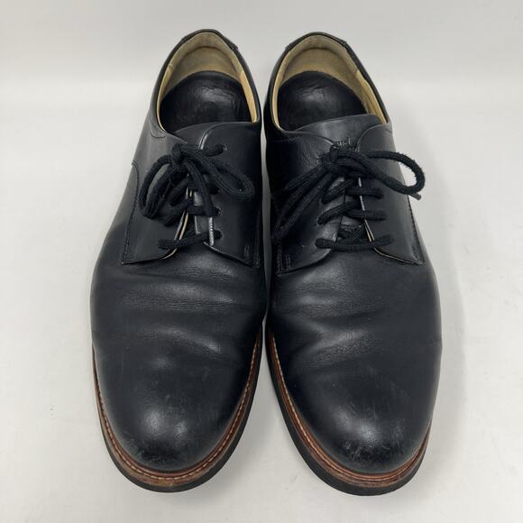 Samuel Hubbard Rainy Day Founder Oxford Black Leather‎ Dress Shoes Men’s Size 10 - Picture 4 of 10